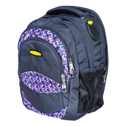 Dhariwal Multi Color Dual Compartment Unisex Printed School BackPack 39L BP-203 School Bags Dhariwal 