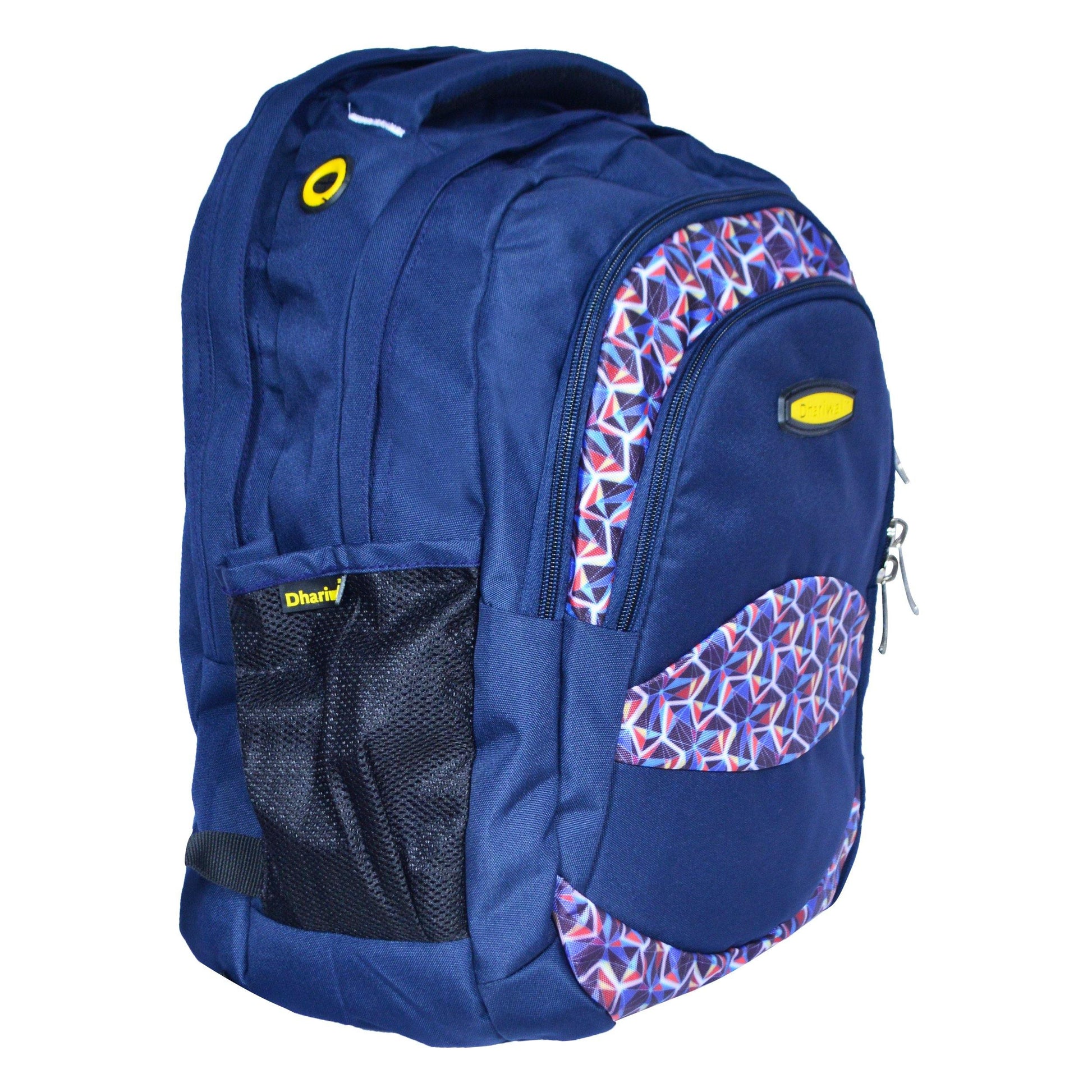 Dhariwal Multi Color Dual Compartment Unisex Printed School BackPack 39L BP-203 School Bags Dhariwal 