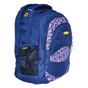 Dhariwal Multi Color Dual Compartment Unisex Printed School BackPack 39L BP-203 School Bags Dhariwal 