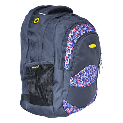 Dhariwal Multi Color Dual Compartment Unisex Printed School BackPack 39L BP-203 School Bags Dhariwal 