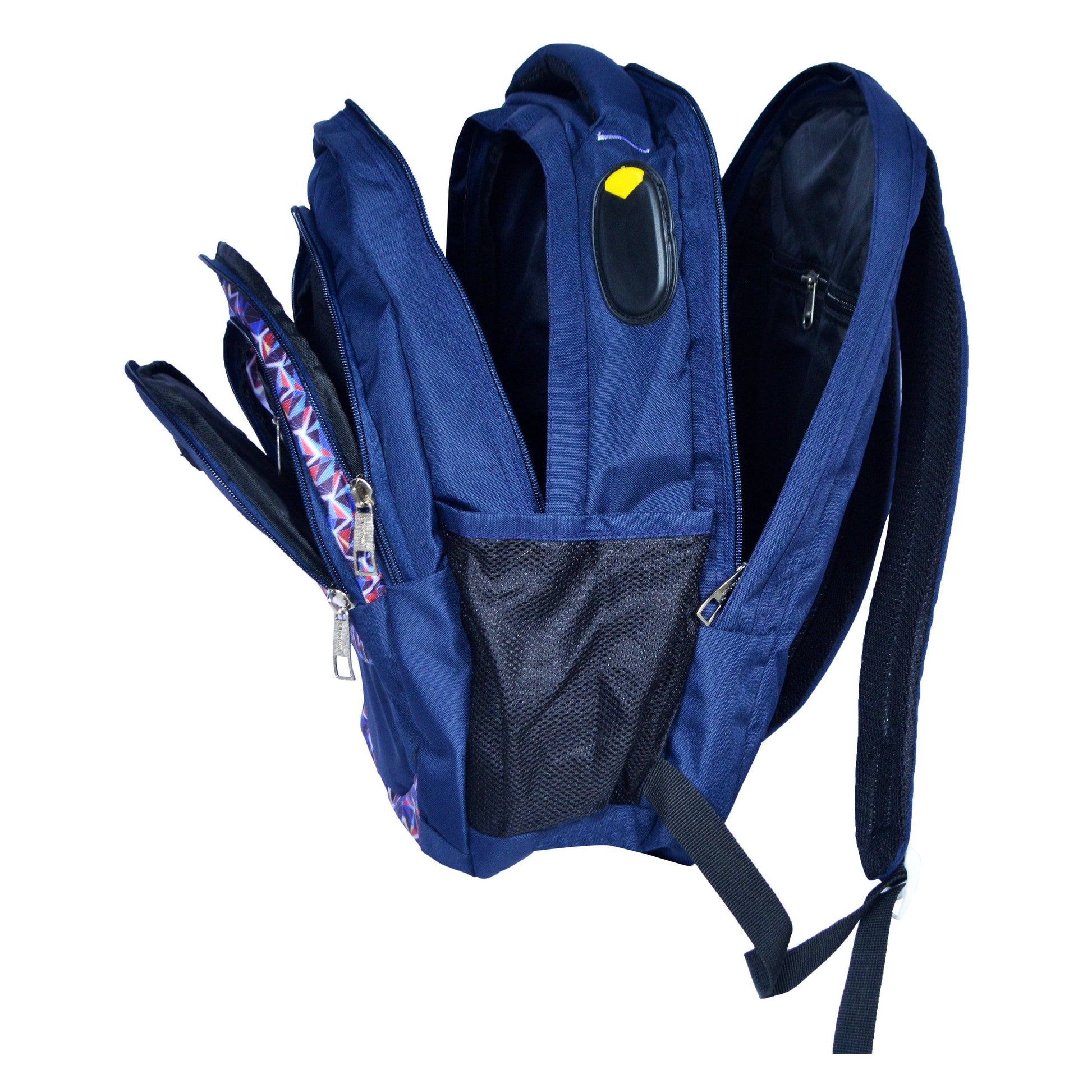 Dhariwal Multi Color Dual Compartment Unisex Printed School BackPack 39L BP-203 School Bags Dhariwal 
