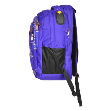 Dhariwal Multi Color Dual Compartment Unisex Printed School BackPack 39L BP-203 School Bags Dhariwal 