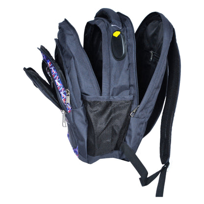 Dhariwal Multi Color Dual Compartment Unisex Printed School BackPack 39L BP-203 School Bags Dhariwal 