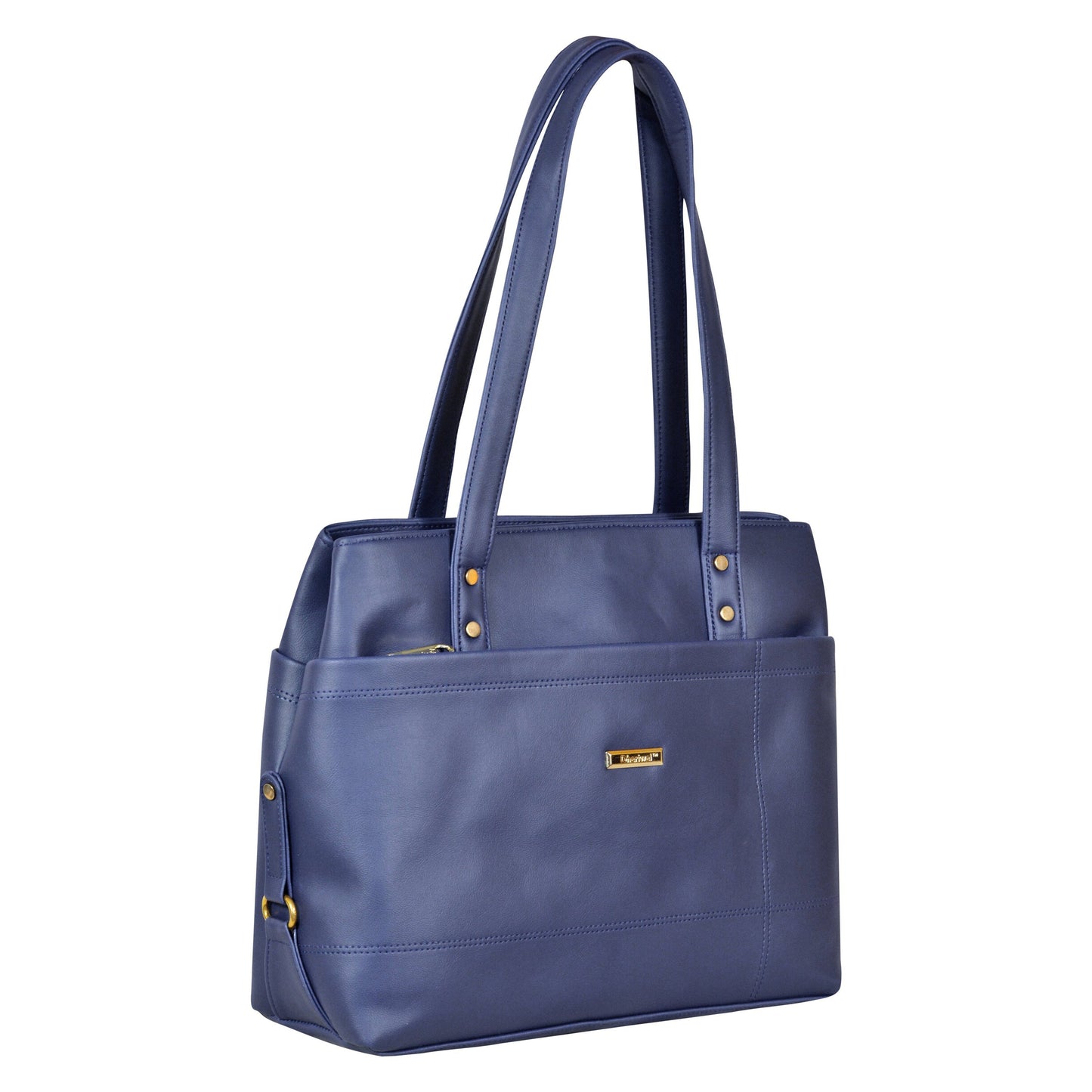 Dhariwal Multi Compartment Twin Handle Ladies Handbag LAD-9901 Ladies Bags Mohanlal Jain (Dhariwal Bags) 