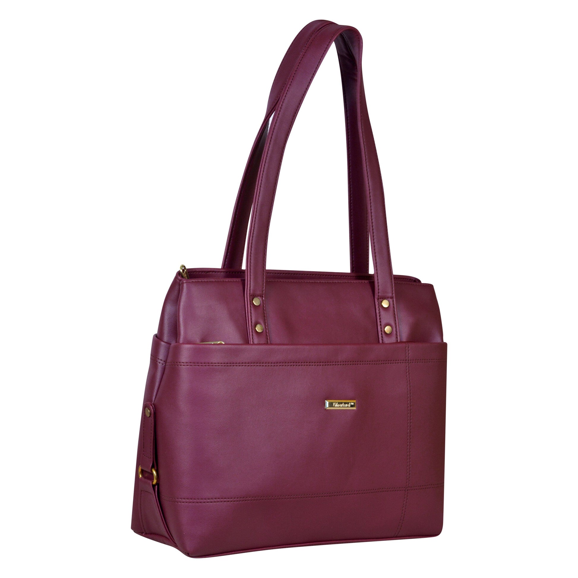 Dhariwal Multi Compartment Twin Handle Ladies Handbag LAD-9901 Ladies Bags Mohanlal Jain (Dhariwal Bags) 
