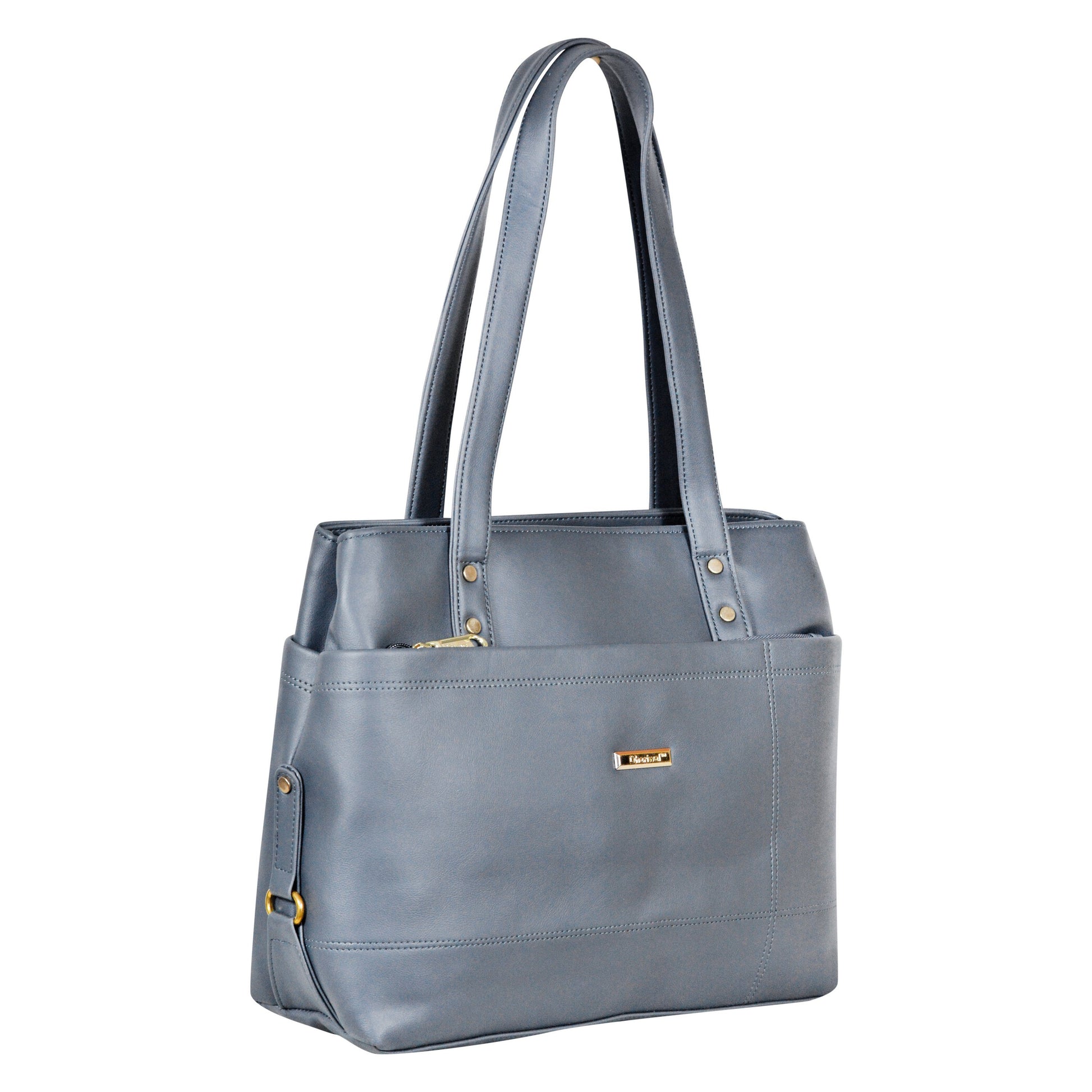 Dhariwal Multi Compartment Twin Handle Ladies Handbag LAD-9901 Ladies Bags Mohanlal Jain (Dhariwal Bags) 