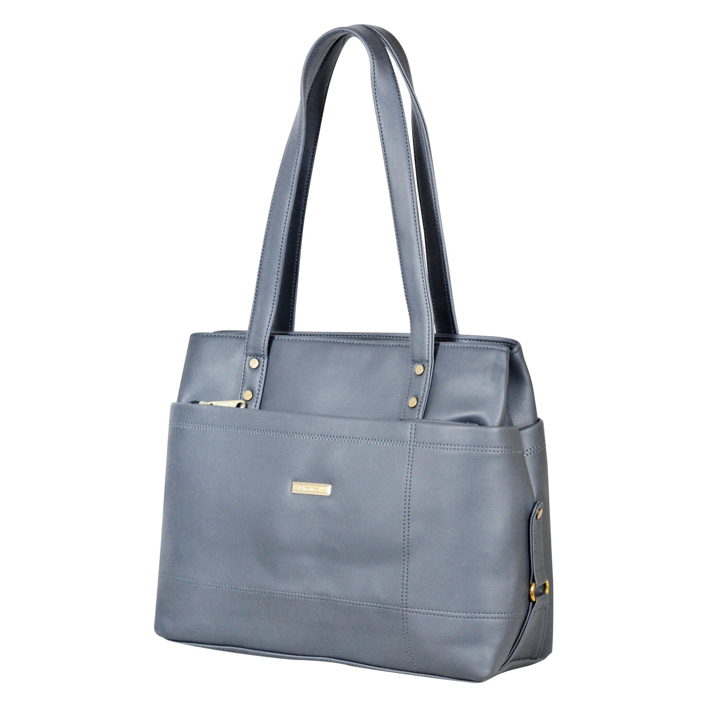 Dhariwal Multi Compartment Twin Handle Ladies Handbag LAD-9901 Ladies Bags Mohanlal Jain (Dhariwal Bags) 