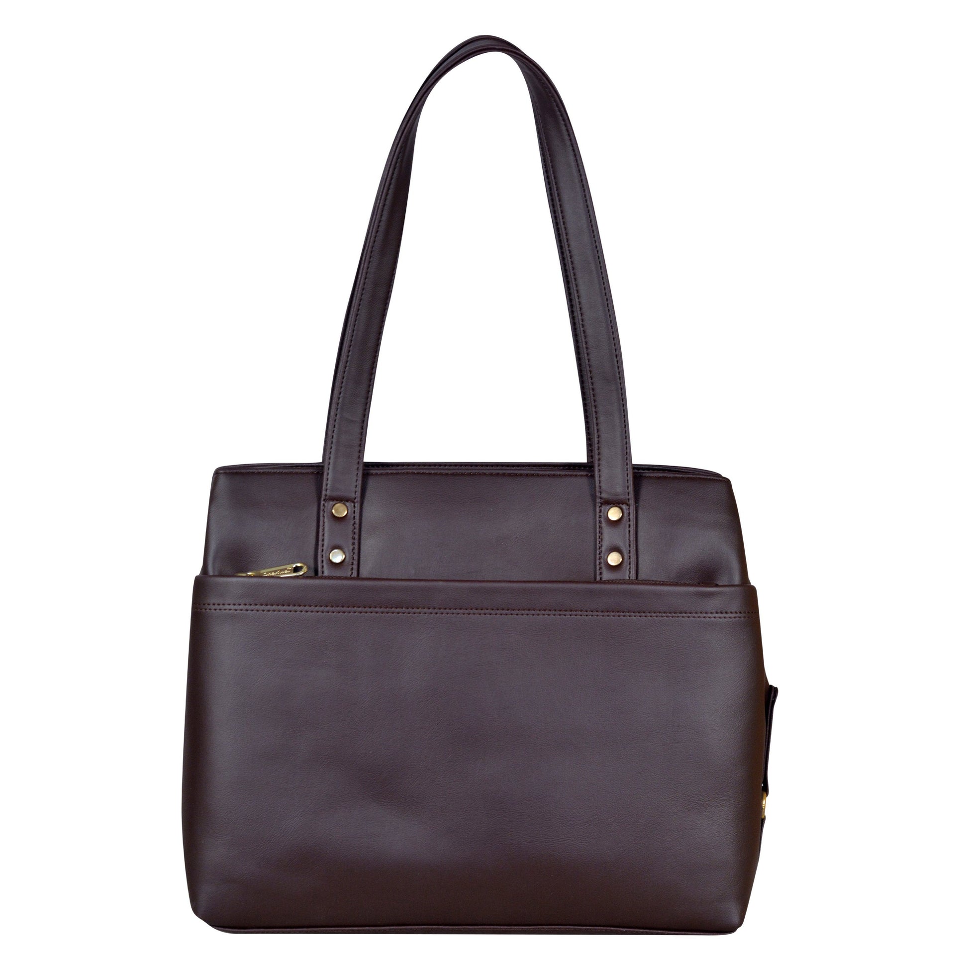 Dhariwal Multi Compartment Twin Handle Ladies Handbag LAD-9901 Ladies Bags Mohanlal Jain (Dhariwal Bags) 
