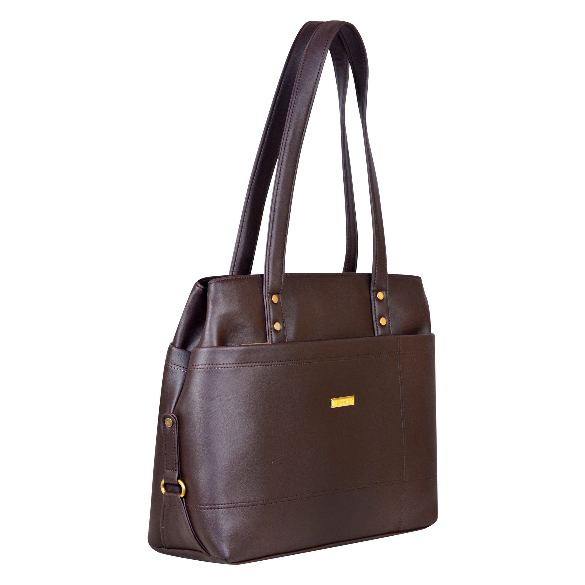 Dhariwal Multi Compartment Twin Handle Ladies Handbag LAD-9901 Ladies Bags Mohanlal Jain (Dhariwal Bags) 