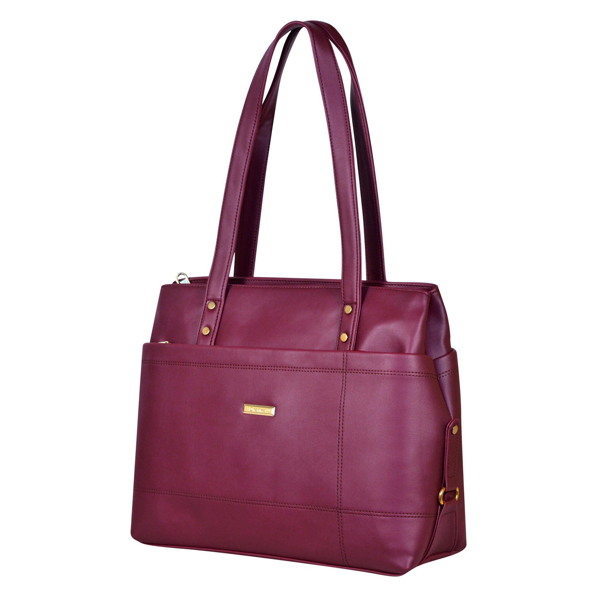 Dhariwal Multi Compartment Twin Handle Ladies Handbag LAD-9901 Ladies Bags Mohanlal Jain (Dhariwal Bags) 
