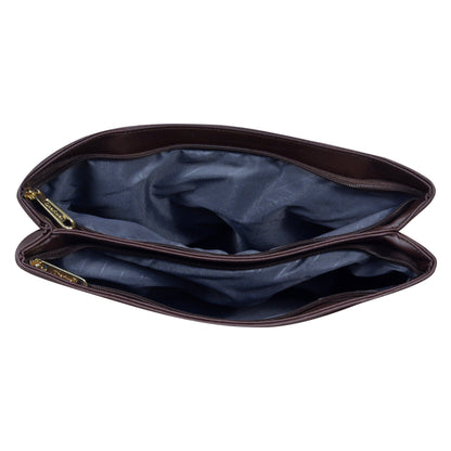 Dhariwal Multi Compartment Twin Handle Ladies Handbag LAD-9901 Ladies Bags Mohanlal Jain (Dhariwal Bags) 