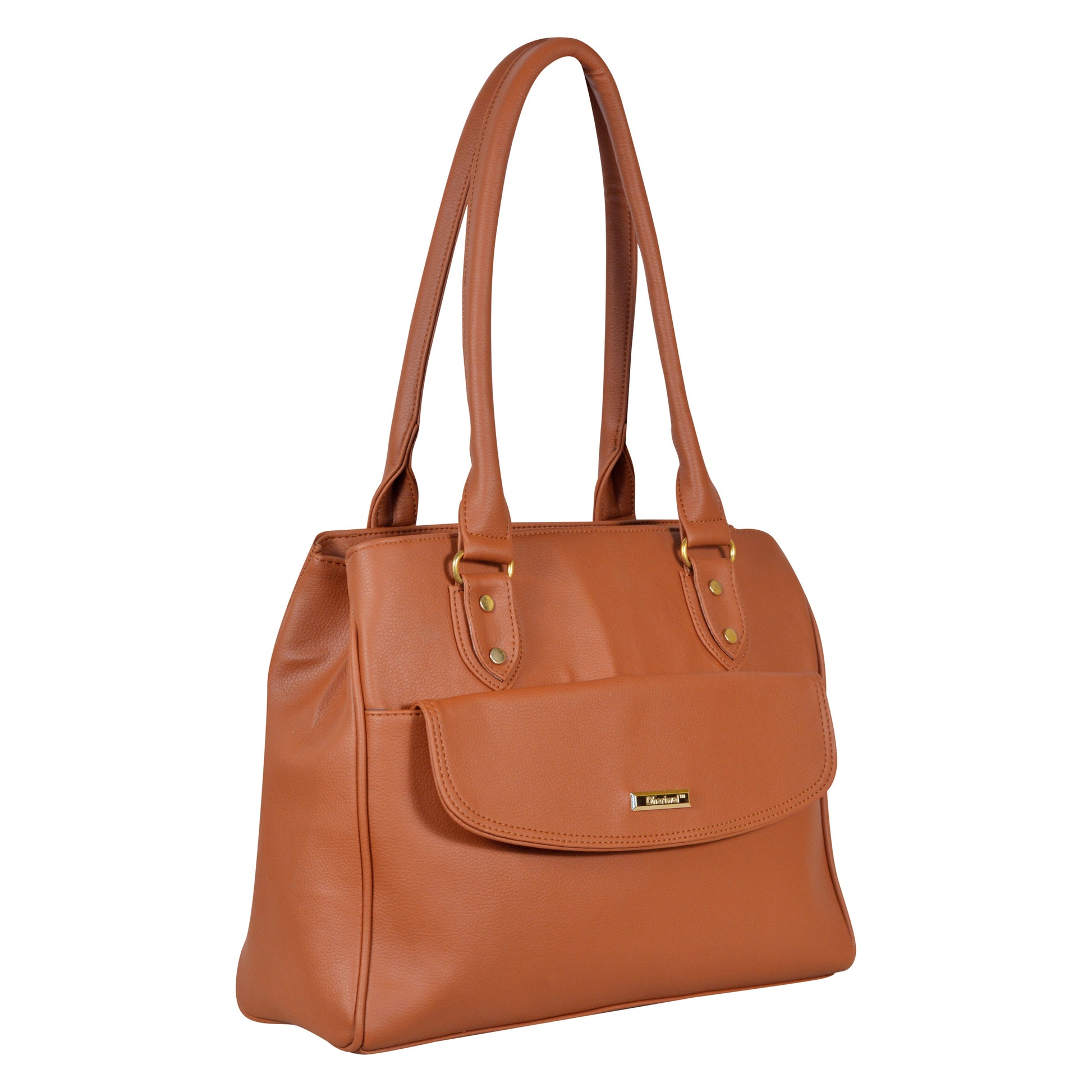 Dhariwal Multi Compartment Twin Handle Ladies Handbag LAD-9902 Apparel & Accessories Mohanlal Jain (Dhariwal Bags) 