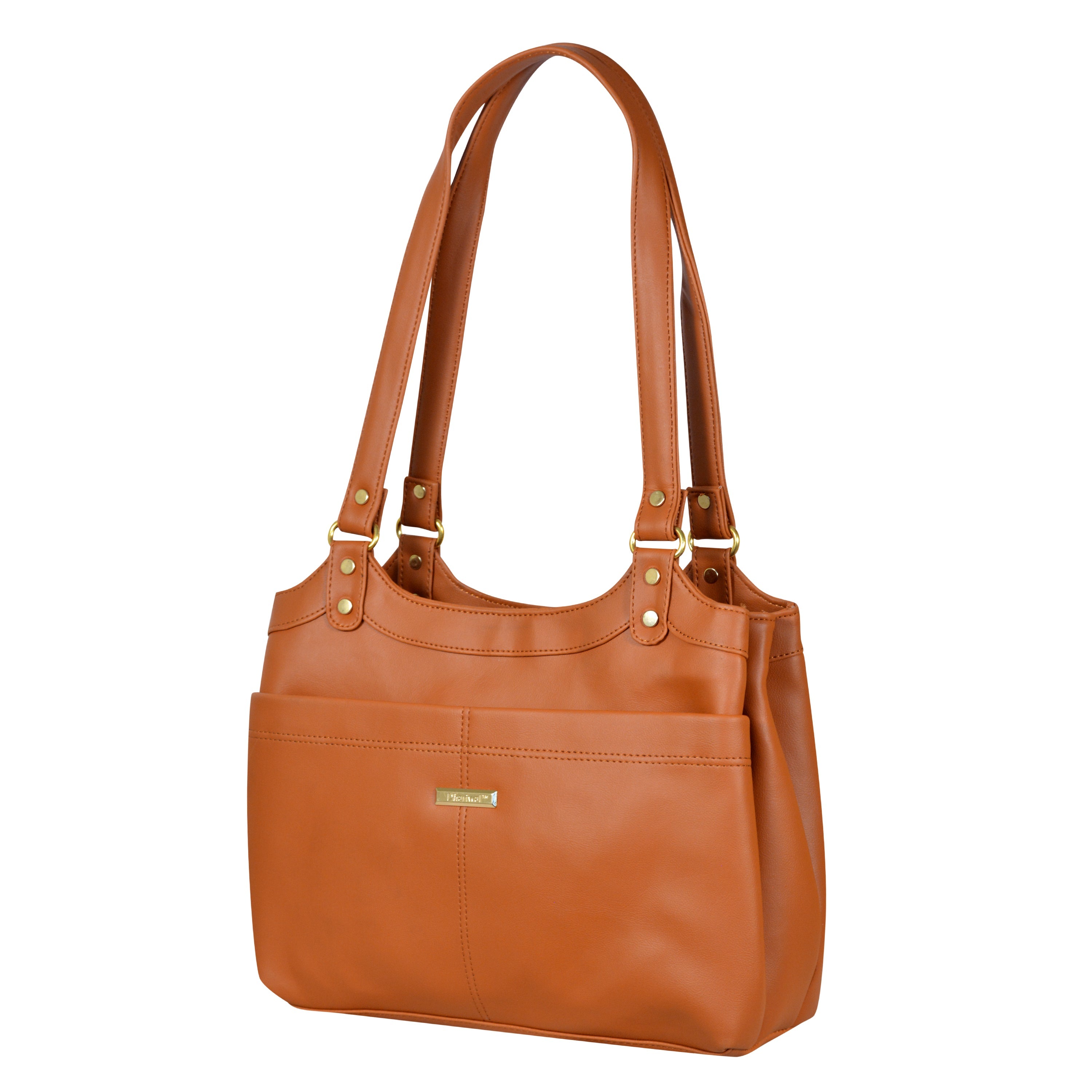 dhariwal multi compartment twin handle ladies handbag lad 9903 apparel accessories mohanlal jain dhariwal bags 528770