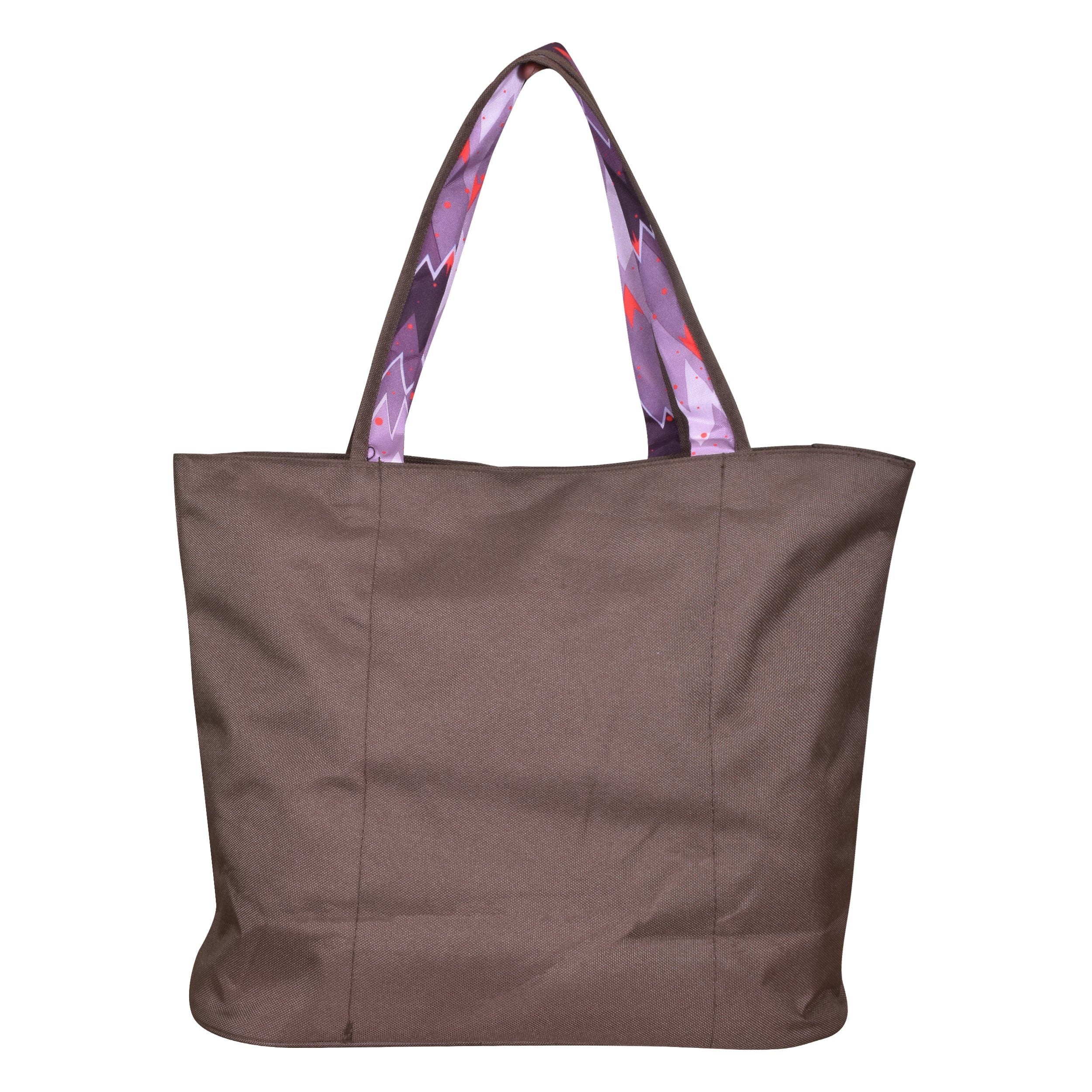 Dhariwal Printed Twin Handle Matty Ladies Shopping Bag, Vanity Bag for Carriage, Travel, Casual,Outdoor - SHB 1402 Shopping Bags Mohanlal Jain (Dhariwal Bags) 