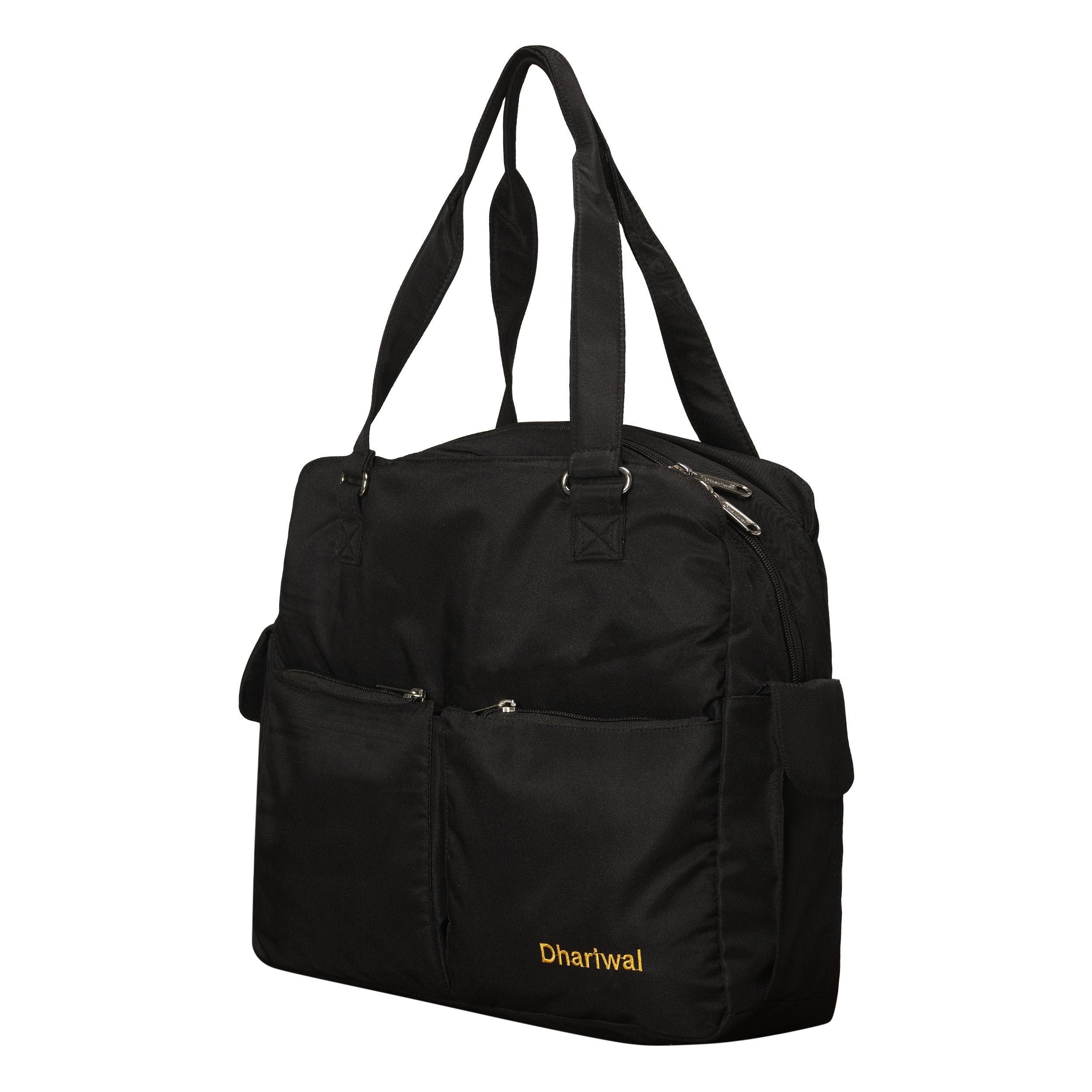 Dhariwal PU Twin Handle Water Resistant Ladies Shopping Bag, Vanity Bag for Carriage, Travel, Casual, Outdoor, Party, Kitty Shopping Bags Mohanlal Jain (Dhariwal Bags) 