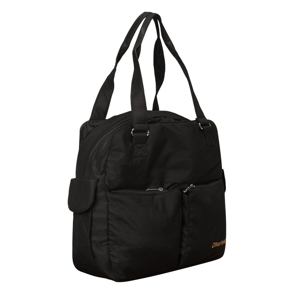 Dhariwal PU Twin Handle Water Resistant Ladies Shopping Bag, Vanity Bag for Carriage, Travel, Casual, Outdoor, Party, Kitty Shopping Bags Mohanlal Jain (Dhariwal Bags) 