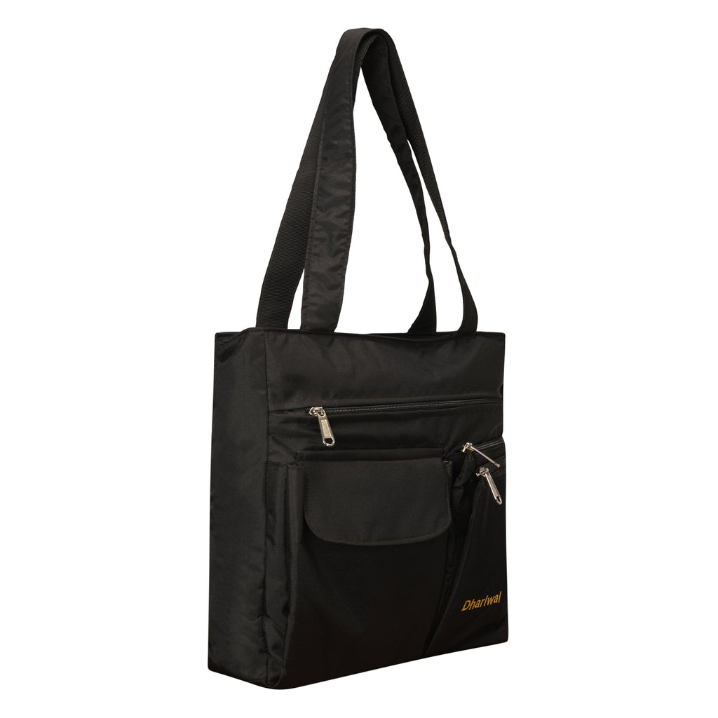 Dhariwal PU Twin Handle Water Resistant Ladies Shopping Bag, Vanity Bag for Carriage, Travel, Casual, Outdoor, Party, Kitty Shopping Bags Mohanlal Jain (Dhariwal Bags) 