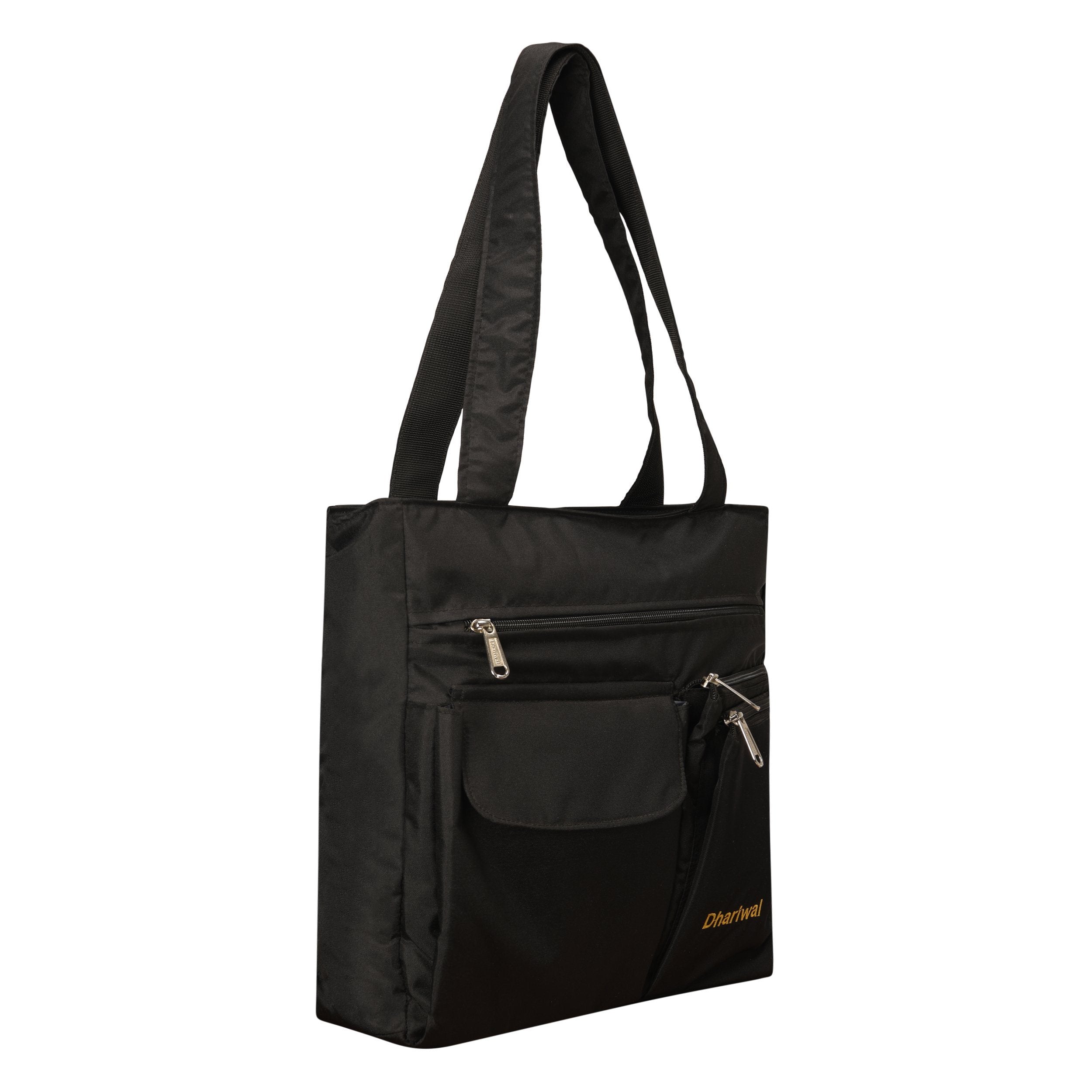 Dhariwal PU Twin Handle Water Resistant Ladies Shopping Bag, Vanity Bag for Carriage, Travel, Casual, Outdoor, Party, Kitty Shopping Bags Mohanlal Jain (Dhariwal Bags) 