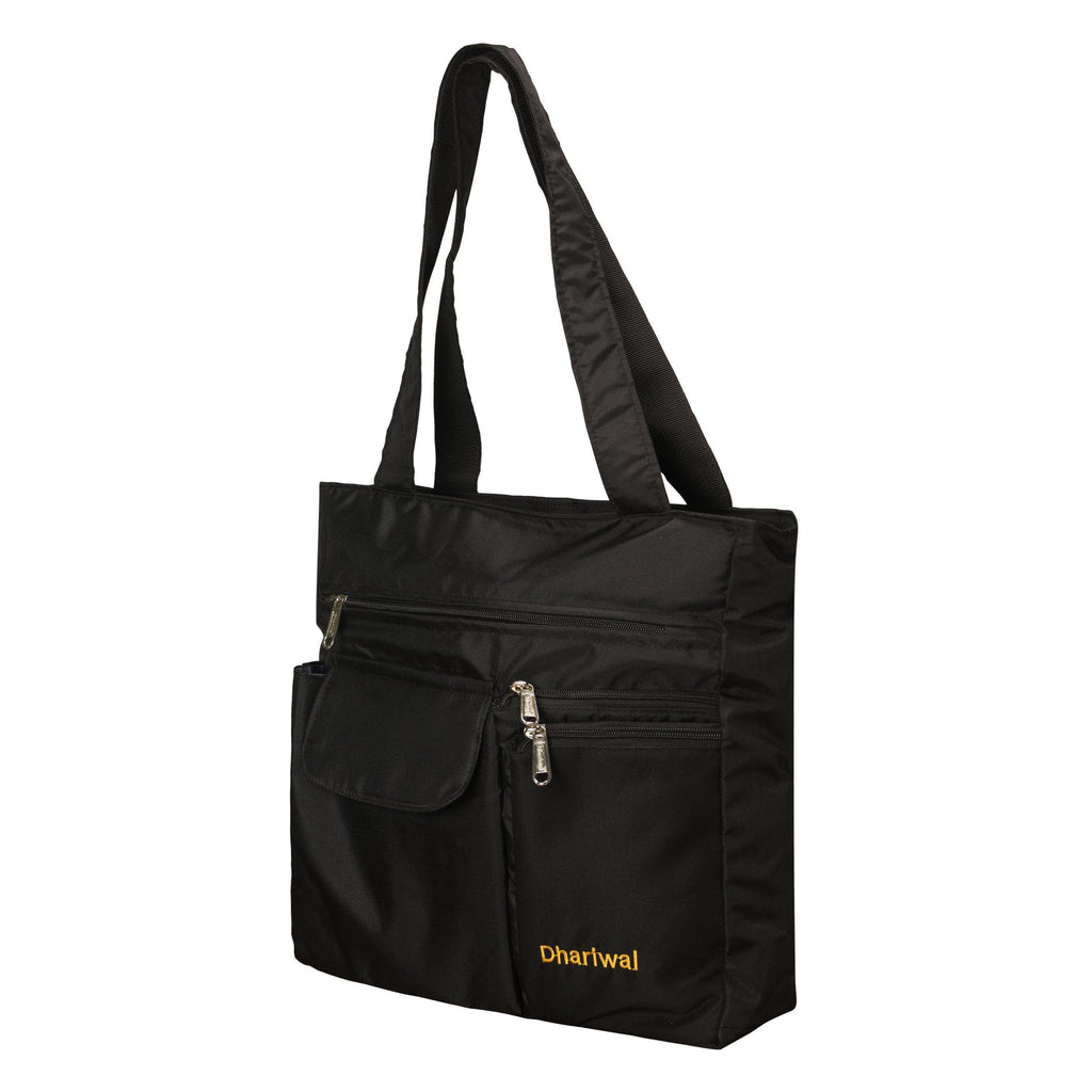 Dhariwal PU Twin Handle Water Resistant Ladies Shopping Bag, Vanity Bag for Carriage, Travel, Casual, Outdoor, Party, Kitty Shopping Bags Mohanlal Jain (Dhariwal Bags) 