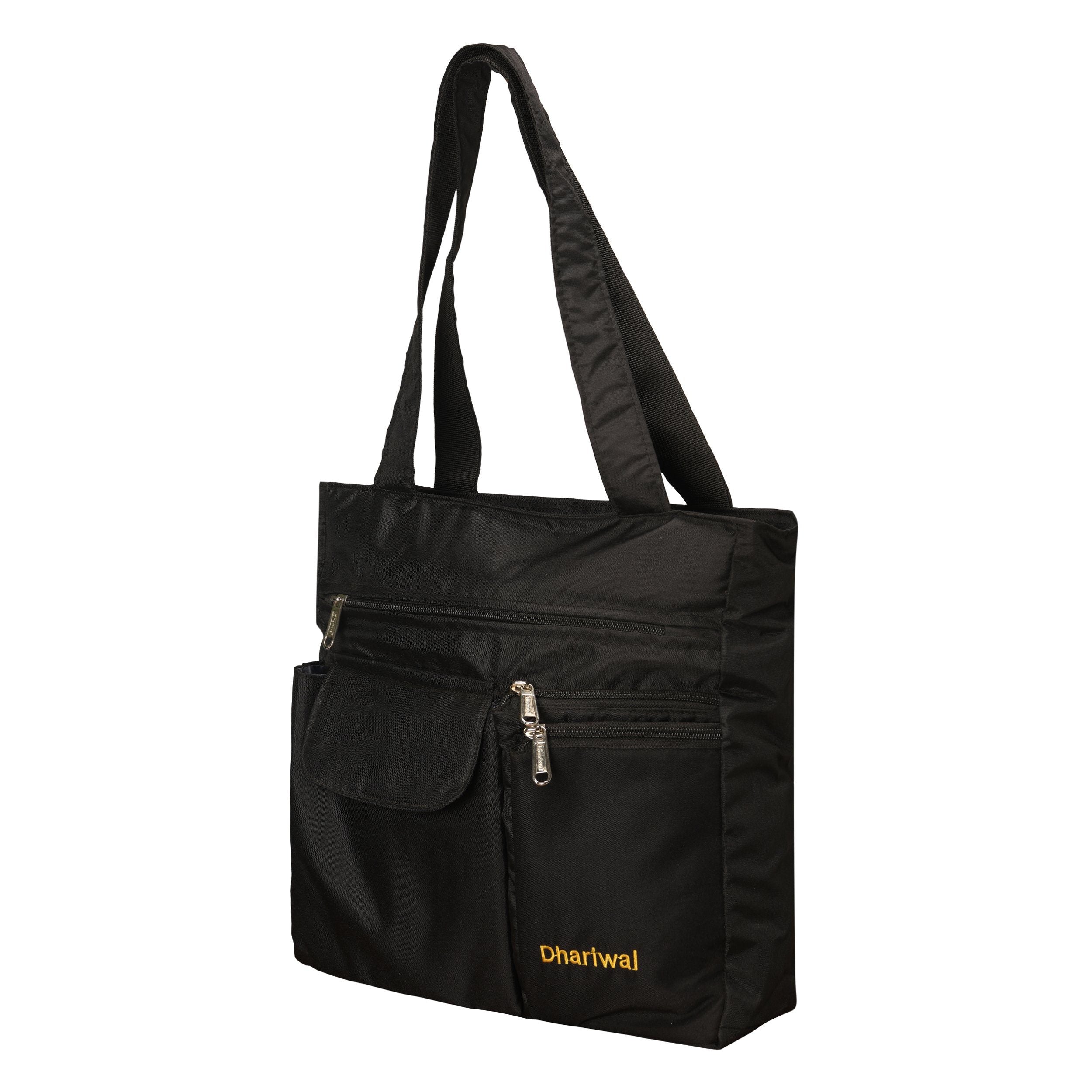 Dhariwal PU Twin Handle Water Resistant Ladies Shopping Bag, Vanity Bag for Carriage, Travel, Casual, Outdoor, Party, Kitty Shopping Bags Mohanlal Jain (Dhariwal Bags) 