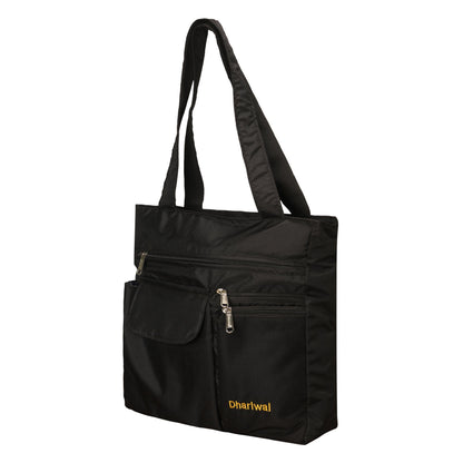 Dhariwal PU Twin Handle Water Resistant Ladies Shopping Bag, Vanity Bag for Carriage, Travel, Casual, Outdoor, Party, Kitty Shopping Bags Mohanlal Jain (Dhariwal Bags) 