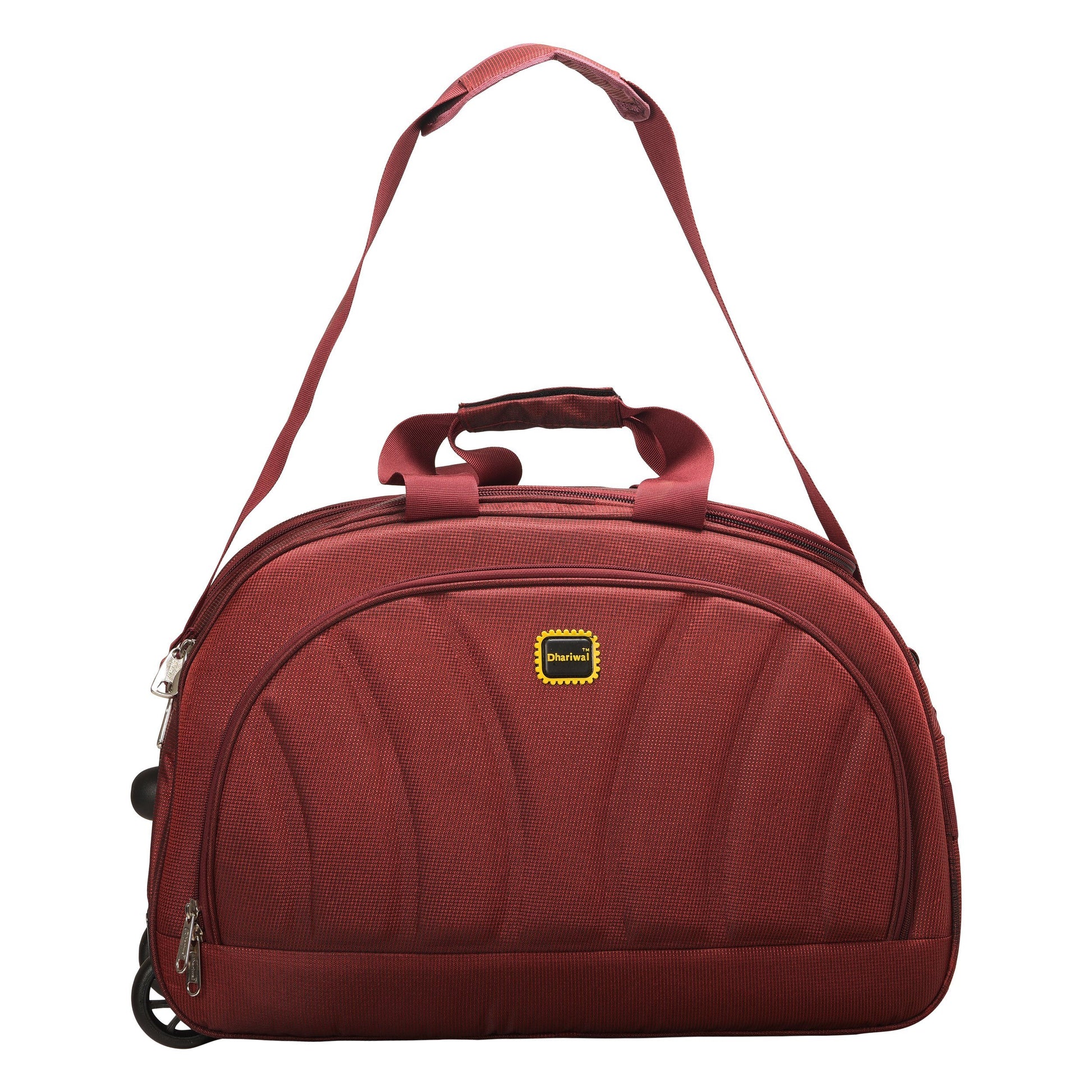 Dhariwal Rolling Duffle Bag [Size 20"] [Capacity(in L) 50L] [Model No. DB-701] - Cabin Luggage Duffel Bags Mohanlal Jain (Dhariwal Bags) 