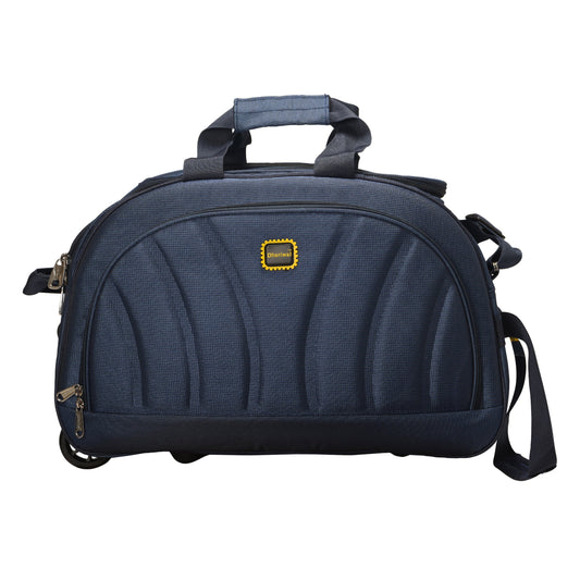 Dhariwal Rolling Duffle Bag [Size 20"] [Capacity(in L) 50L] [Model No. DB-701] - Cabin Luggage Duffel Bags Mohanlal Jain (Dhariwal Bags) Blue 