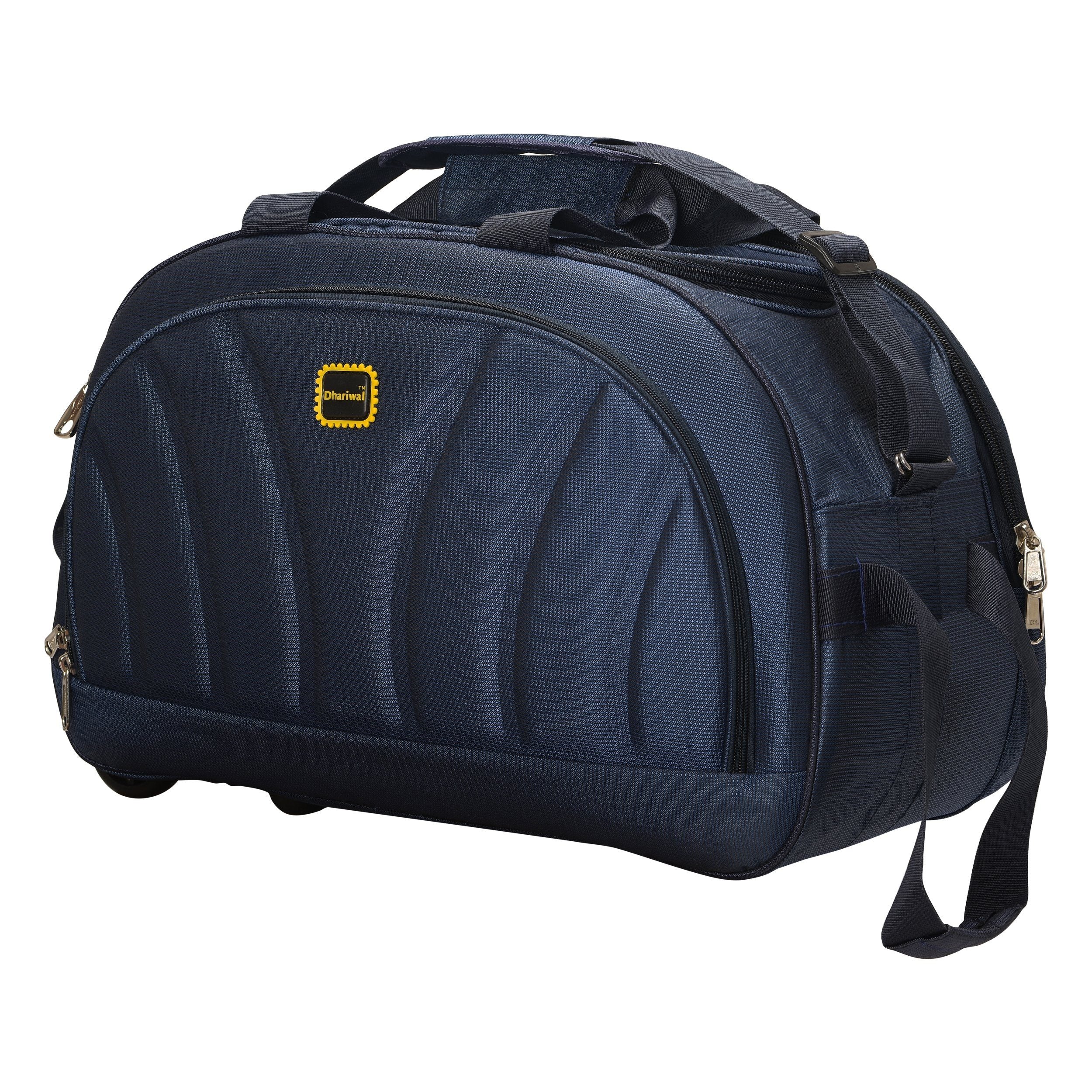 Dhariwal Rolling Duffle Bag [Size 24"] [Capacity(in L) 64L] [Model No. DB-702] Duffel Bags Mohanlal Jain (Dhariwal Bags) 
