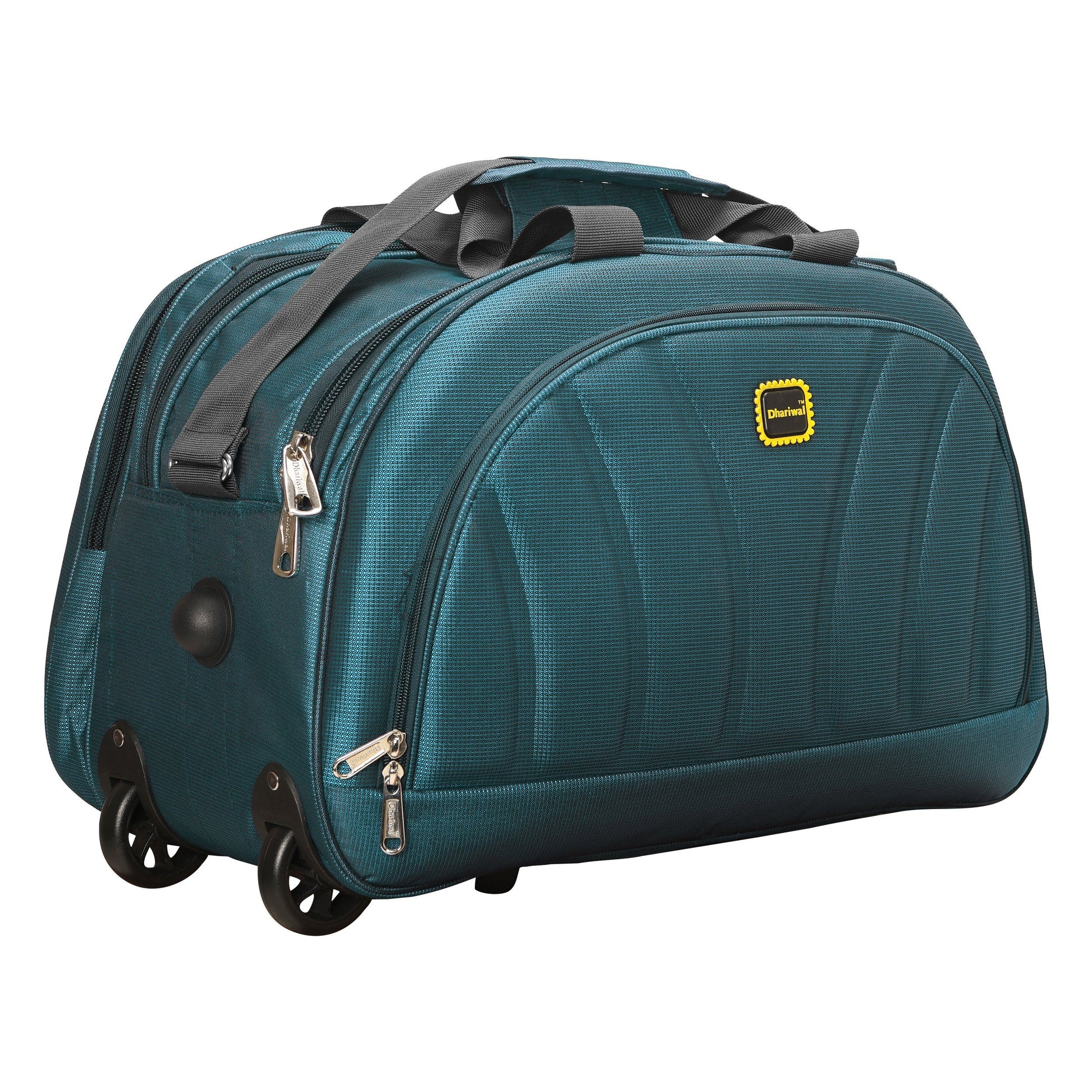 Dhariwal Rolling Duffle Bag [Size 24"] [Capacity(in L) 64L] [Model No. DB-702] Duffel Bags Mohanlal Jain (Dhariwal Bags) 