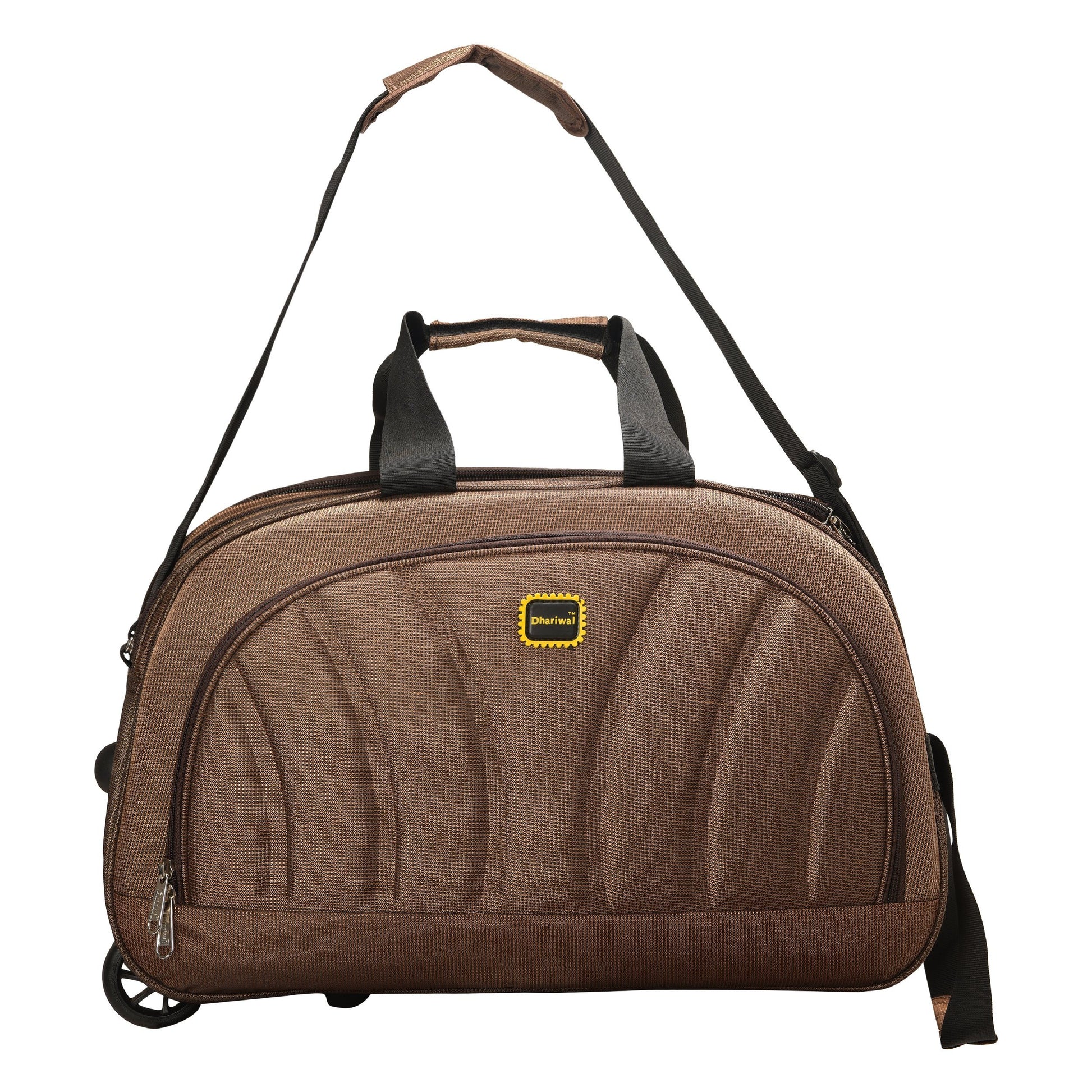 Dhariwal Rolling Duffle Bag [Size 24"] [Capacity(in L) 64L] [Model No. DB-702] Duffel Bags Mohanlal Jain (Dhariwal Bags) 
