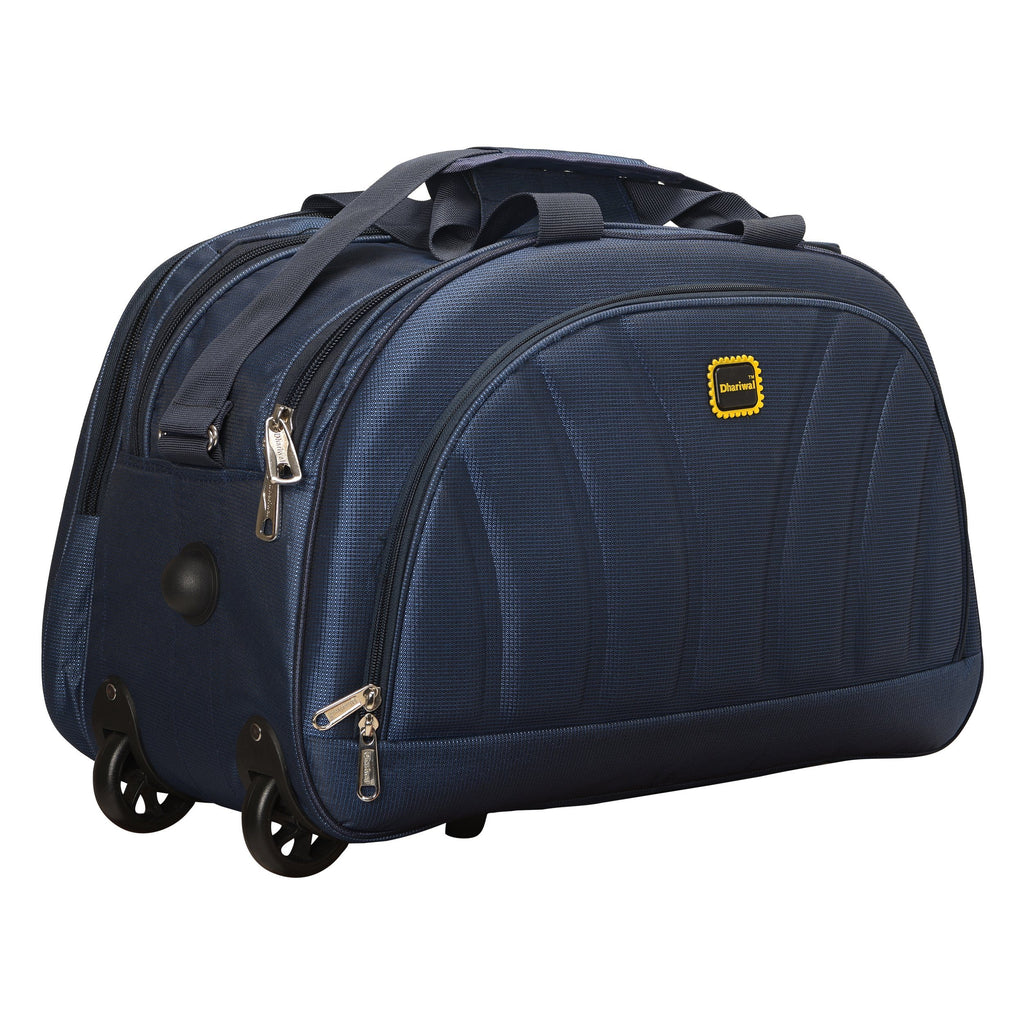 Dhariwal Rolling Duffle Bag [Size 24"] [Capacity(in L) 64L] [Model No. DB-702] Duffel Bags Mohanlal Jain (Dhariwal Bags) 