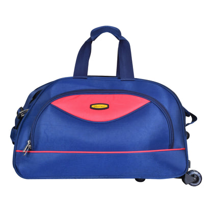 Dhariwal Rolling Trolley Duffle Bag [Size 20"] [Capacity(in L) 50L] [Model No. DB-704] Duffel Bags Dhariwal Blue 