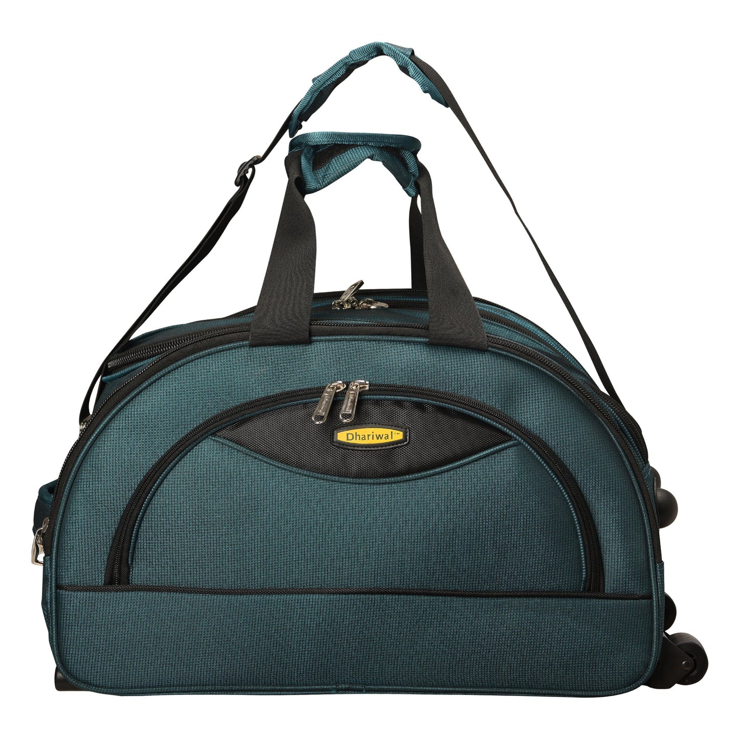 Dhariwal Rolling Trolley Duffle Bag [Size 24"] [Capacity(in L) 75L] [Model No. DB-703] Duffel Bags Dhariwal Teal 