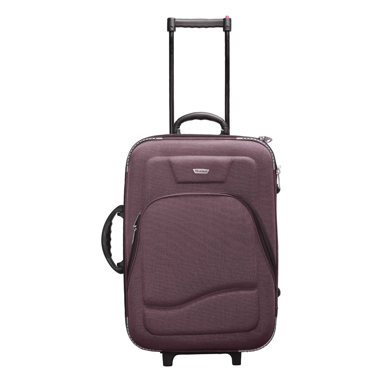 Dhariwal Rolling Trolley Suitcase 20" Cabin Bag 50L SC-803 Suitcases Mohanlal Jain (Dhariwal Bags) Purple 