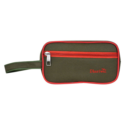 Dhariwal Shaving kit | toiletry bag for Cosmetics,Gadgets, Fashion Accessories, Keys SHK-1003 Shaving Kit Dhariwal Mehndi Green 