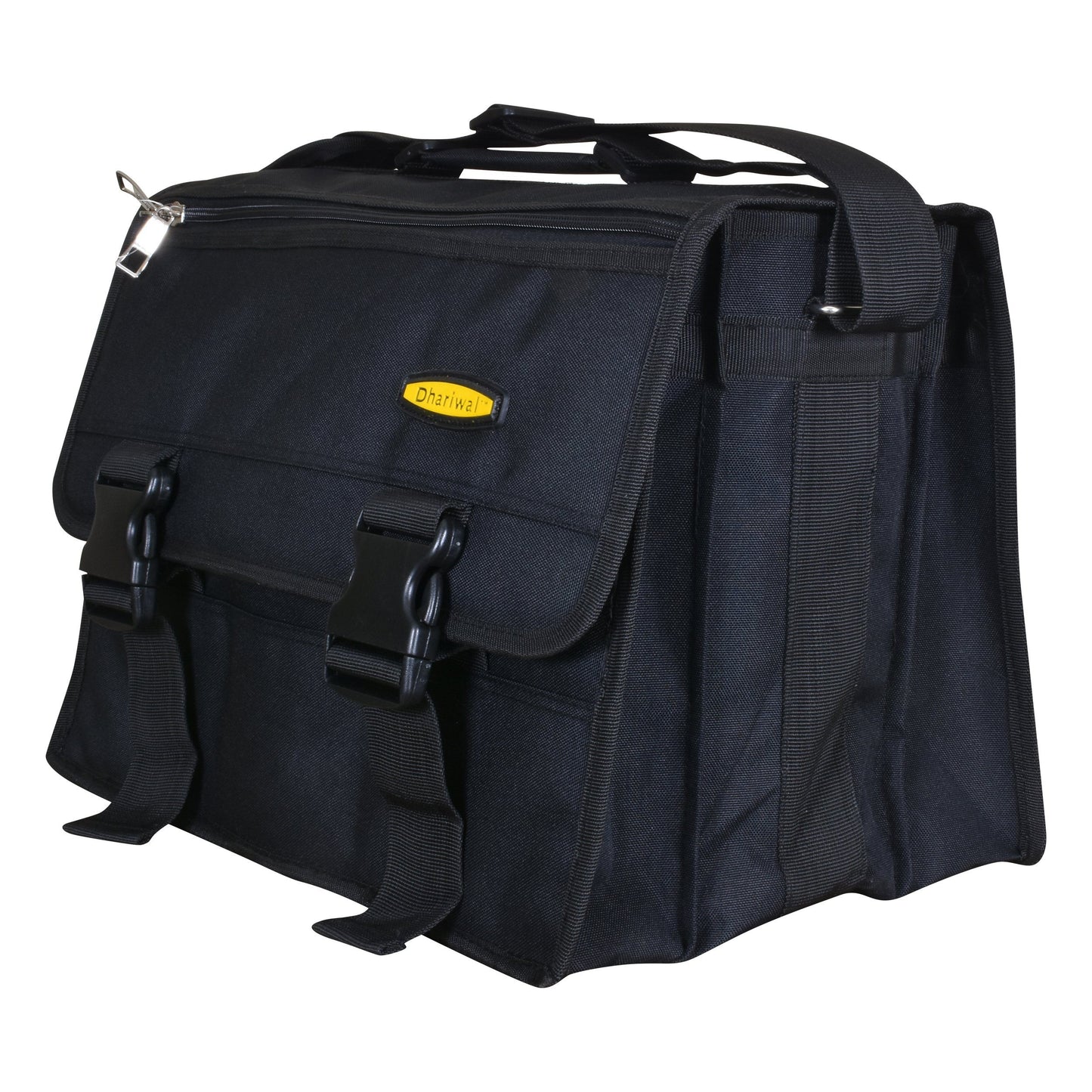 Dhariwal Tool Bag for Electrician, Technician, Mechanic, Service Engineer and Office use Heavy Duty EB-608 Black Executive Bags Dhariwal 