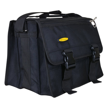 Dhariwal Tool Bag for Electrician, Technician, Mechanic, Service Engineer and Office use Heavy Duty EB-608 Black Executive Bags Dhariwal 