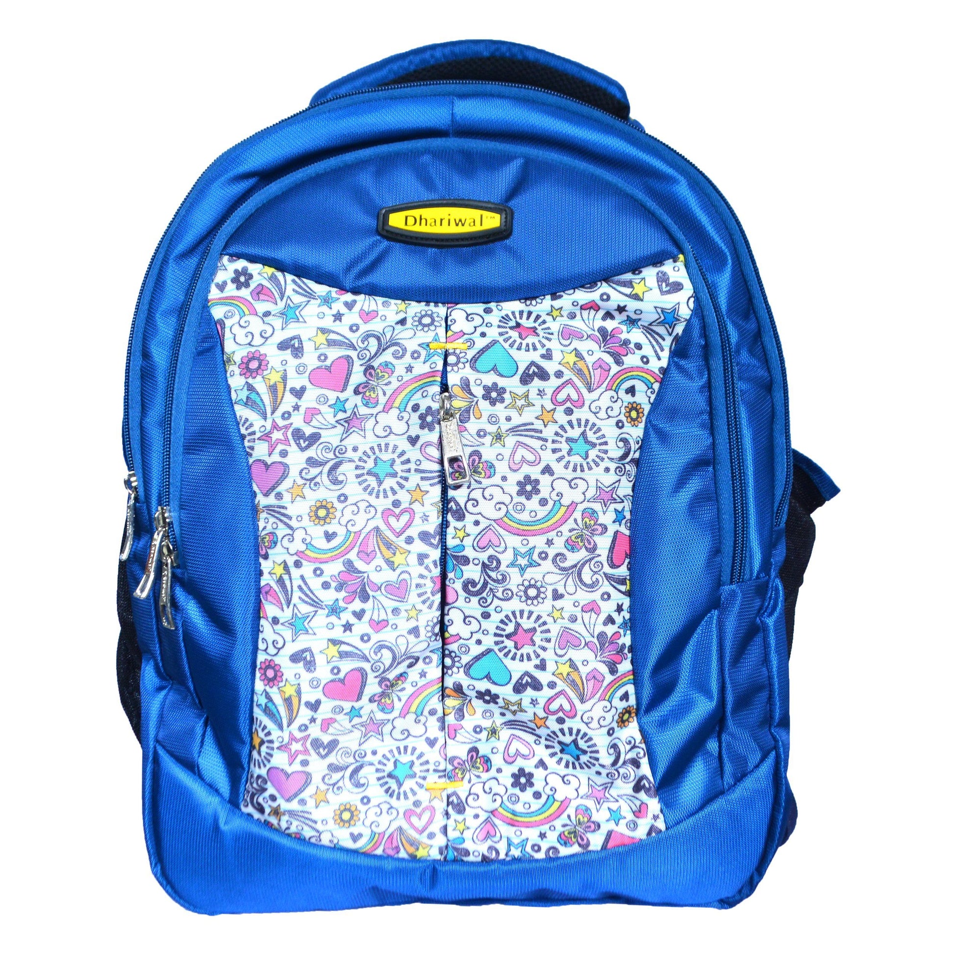 Dhariwal Triple Compartment Backpack with Rain Cover 39L BP-217 School Bags Mohanlal Jain (Dhariwal Bags) 