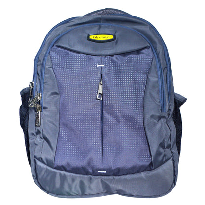Dhariwal Triple Compartment Backpack with Rain Cover 39L BP-217 School Bags Mohanlal Jain (Dhariwal Bags) Grey 
