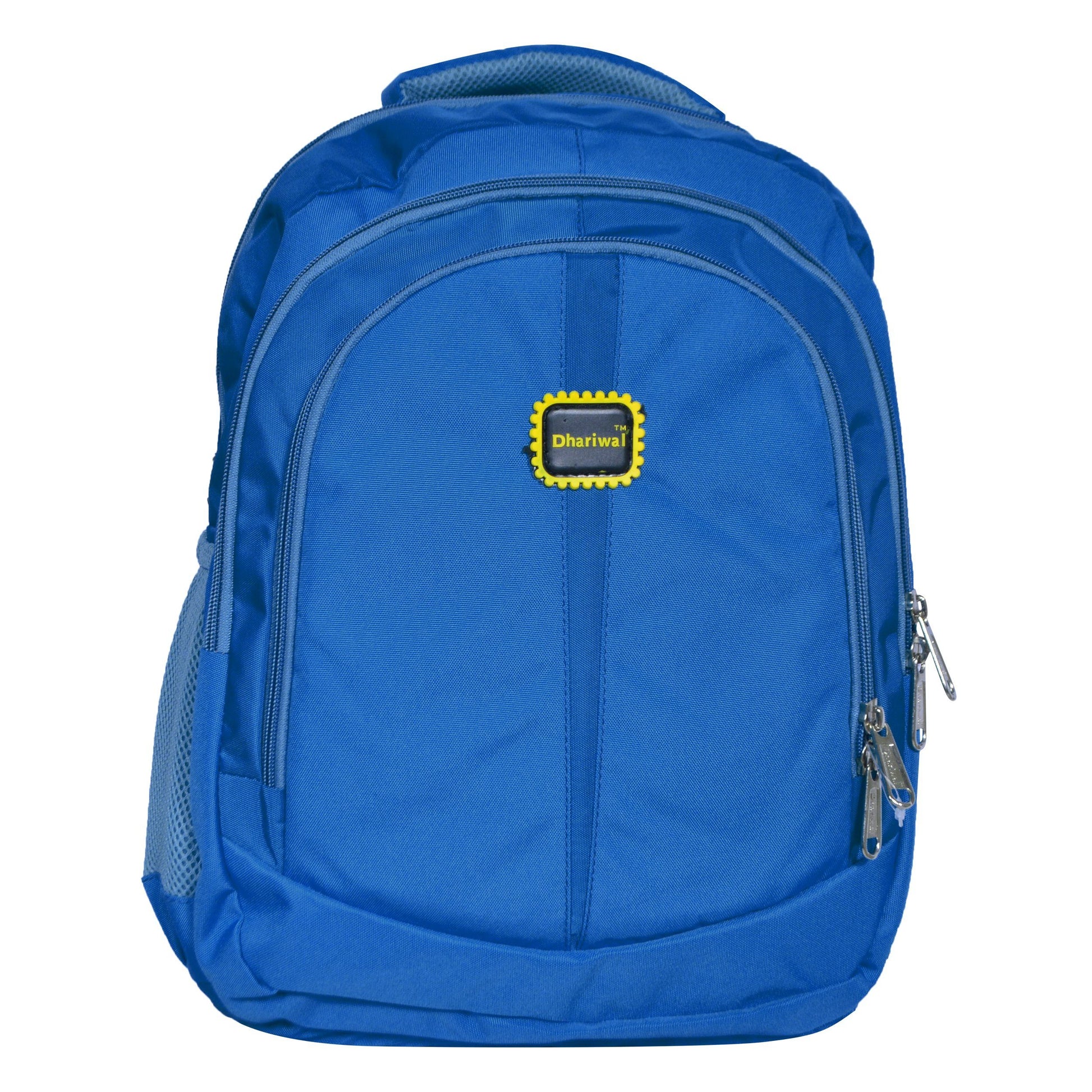 Dhariwal Ultra Light Weight Kids Unisex Dual Compartment School Backpack 25L SCB-315 School Bags Dhariwal Navy Blue 