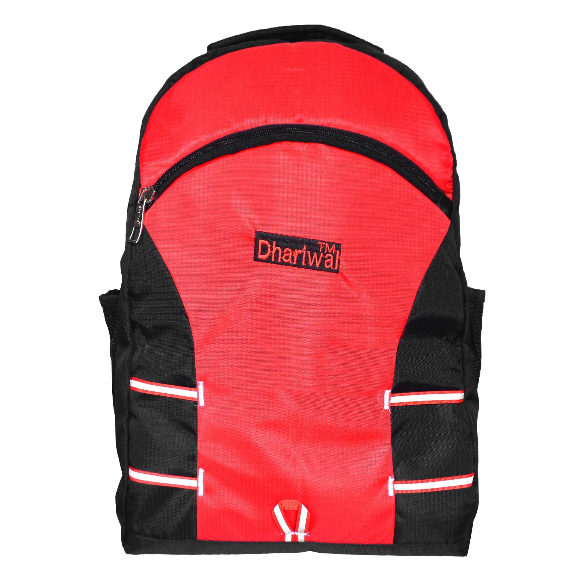 Dhariwal Ultra Light Weight Unisex Dual Compartment Backpack 29L SCB-316 School Bags Dhariwal Black 