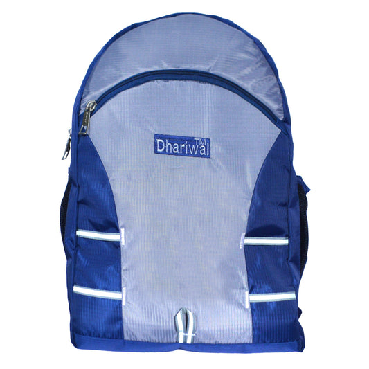 Dhariwal Ultra Light Weight Unisex Dual Compartment Backpack 29L SCB-316 School Bags Dhariwal Blue 