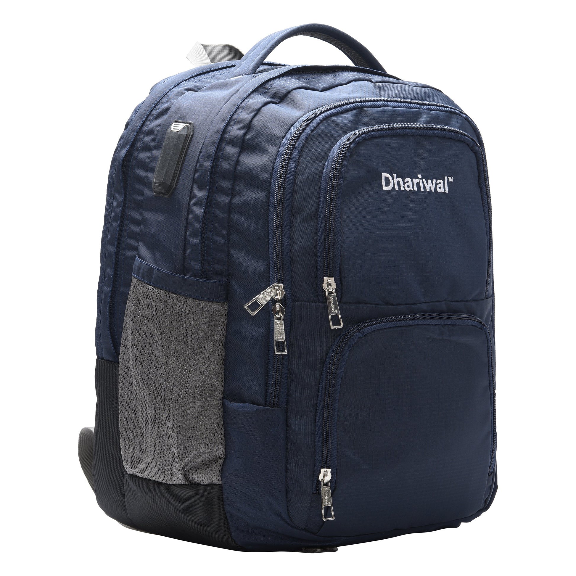 Dhariwal Unisex Dual Compartment Laptop Backpack With Back Air Flow Cushion 34L LB-105 Laptop Bags Mohanlal Jain (Dhariwal Bags) 