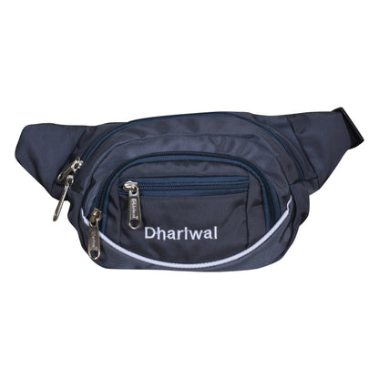 Dhariwal Waist Pack Travel Handy Hiking Zip Pouch Document Money Phone Belt Sport Bag Bum Bag for Men and Women Polyester WP-1202 Waist Pouch Dhariwal Grey 