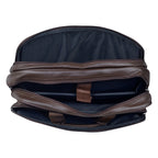Foam File Messenger Bag 16 Inch Brown Faux Leather Office Bag | Laptop Bag for Men EB-611 Executive Bags Dhariwal 