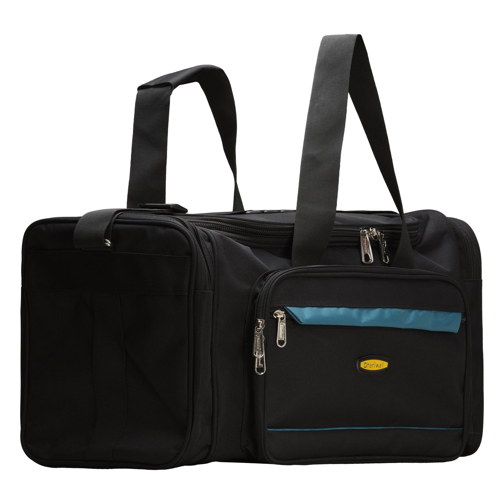 Handy Travelling Bag 900 X 900 Matty 50cm x 28cm x 22 cm TRB-518 Travelling Bags Dhariwal Black 