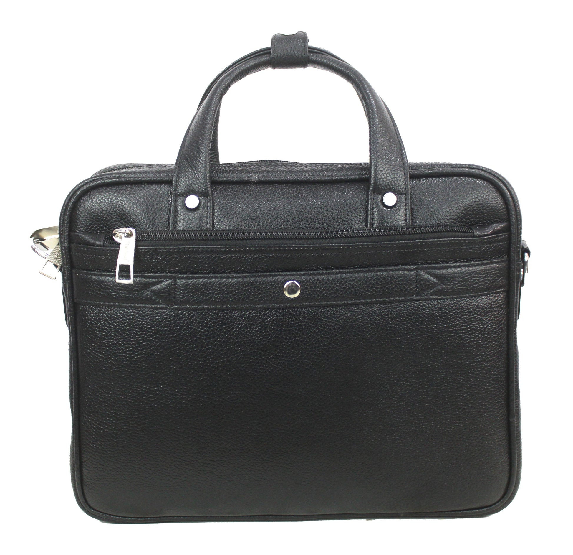 Leather Laptop Bag File Messenger Bag 13 Inch | Laptop Bag for Men EB-612 Executive Bags Dhariwal Black 13 INCH 