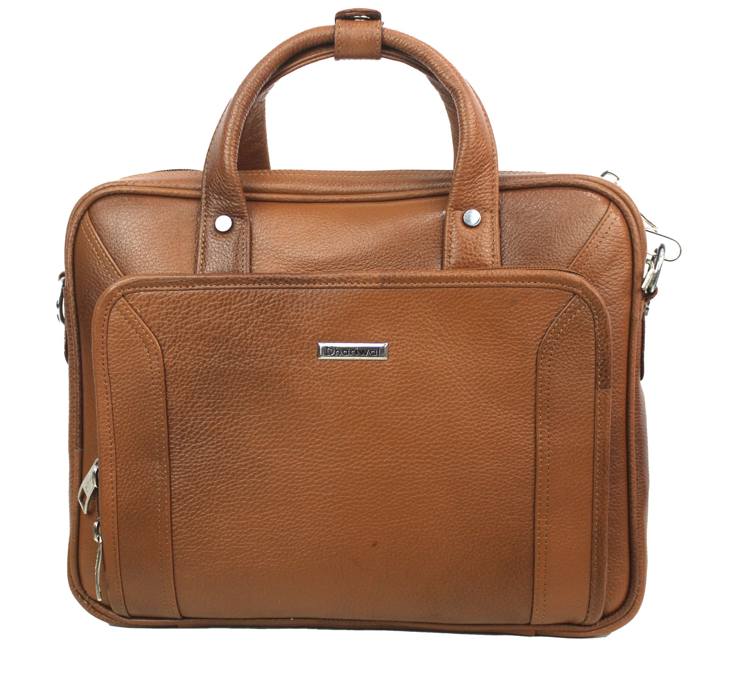 Leather Laptop Bag File Messenger Bag 13 Inch | Laptop Bag for Men EB-612 Executive Bags Dhariwal Tan 13 INCH 