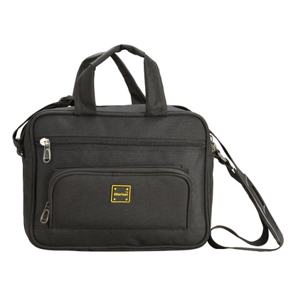 Office Executive File Bag 12" EB-602 Executive Bags Dhariwal Black 
