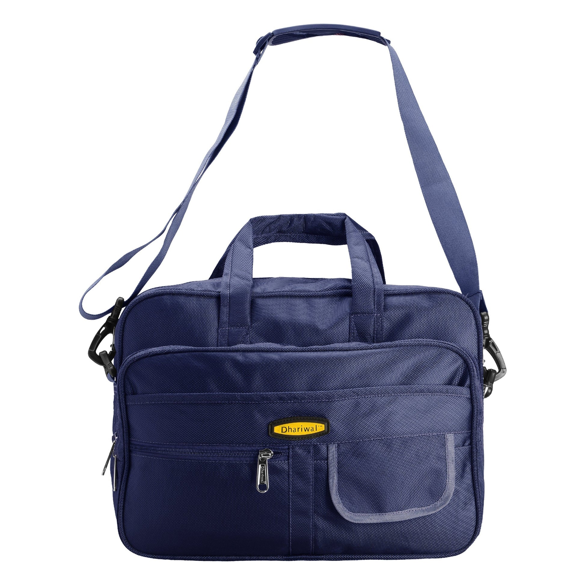 Office Executive File Bag 1680 Matty with Laptop Cushion 16" EB-607 Executive Bags Dhariwal Blue 